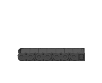 Cadena Portacables G60T de Alta Resistencia, Protección Contra Virutas, Totalmente Cerrada, para Máquinas CNC Grandes y Procesamiento de Metales