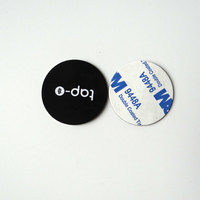 13.56MHz 215 NFC RFID Puce Tag Étanche PVC 504 Octets ISO/IEC 14443 Coin Adhésif Carte Badge Support 25mm Contrôle D'accès