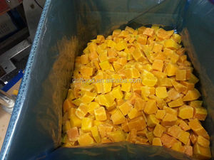 Dés de citrouille surgelés IQF de qualité supérieure en gros pour la production de purée alimentaire – Ingrédients naturels riches en nutriments - Product Image 3