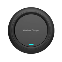 Nouveau chargeur sans fil portable 10W à charge rapide 2024 pour iPhone et téléphones mobiles Android, avec protection OTP et OVP