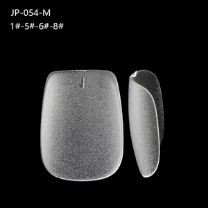 Uñas Postizas de Gel Suave Mate, Forma Trapezoidal Corta, Cobertura Completa, Tamaños L, M, S, para Manicura Profesional, Extensión de Uñas a Presión - Product Image 2