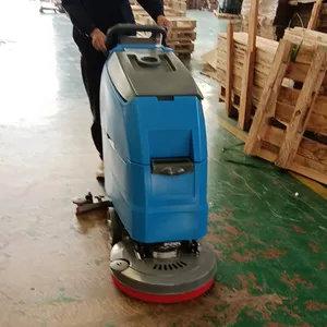 Fabriek Groothandel 19 Inch Borstel Elektrische Vloer Scrubber Machine Voor Commercieel Gebruik