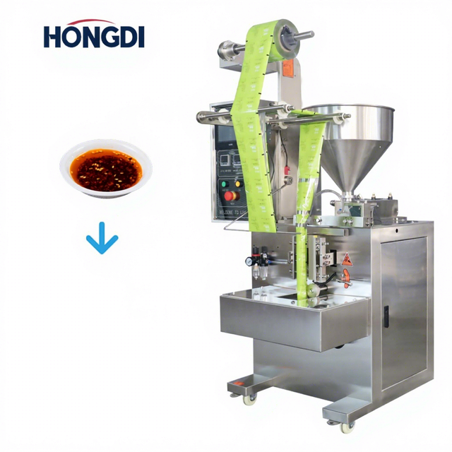 Automatic VFFS Three Side Seal Packaging Machine for Honey and Sauce