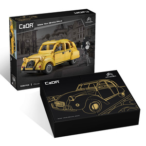 Modèle de voiture de course à l'échelle 1:12, blocs de construction, 1238 pièces, Cada C61026, kit de construction de voiture de course de collection, vente en gros, ensemble de briques de jouets personnalisées - Product Image 3