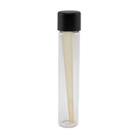 Kişiselleştirilmiş Etiketli Sıcak Baskılı 22x115mm 22x120mm Cam Bitki Öncesi Paketleme Test Tüpü CR Plastik Kapaklı