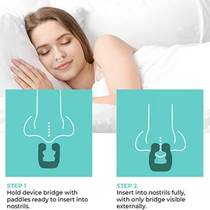 साँस आसान नींद नई बंद करो खर्राटे नाक क्लिप चुंबकीय विरोधी खर्राटे नाक क्लिप मैग्नेट के साथ सुपर सुरक्षित - Product Image 2