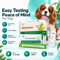 Hunde-CPV-Antigen Schnelltest-Kit Canine Parvovirus Diagnostik-Set Tierklinik Veterinär-Testkarte