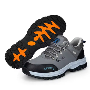 Chaussures de sécurité Guyisa, nouveau style, résistantes à l'usure, avec embout en acier, pour hommes, chaussures de travail industrielles, chaussures de sécurité pour l'extérieur - Product Image 2