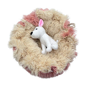 Alfombra cálida de invierno para perro, casa para gato, <span class=keywords><strong>cama</strong></span> redonda de felpa para perro, <span class=keywords><strong>nido</strong></span> para mascota - Product Image 3
