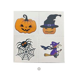2025 Temporary Tattoo Sticker Festival Theme Halloween Waterproof Cartoon Transfer Tatto Sticker for Kids - Product Image 1