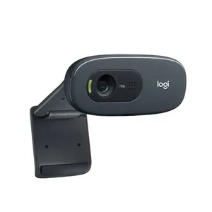 공장 Logi-tech C270 HD 웹캠 기본 HD 720p 비디오 통화 웹캠 마이크 가정 또는 사무실 또는 음성 비디오 통화