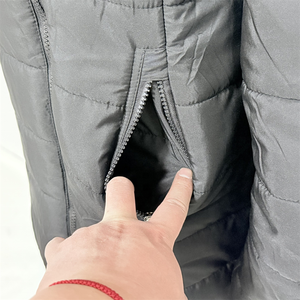 Parka d'Hiver pour <span class=keywords><strong>Femme</strong></span> Épaisse Chaude Doublée Polaire Manteau Long à Capuche Grande Taille Imprimée Doudoune Rembourrée - Product Image 6