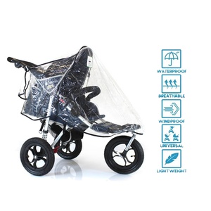 Cubierta Impermeable Universal de Plástico para Cochecito de Bebé, Protector contra la Lluvia para Cochecitos - Product Image 6