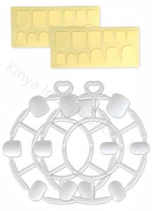<span class=keywords><strong>Set</strong></span> di Trucchi Natalizio per Bambine, Cosmetici per Casa delle Bambole, Kit di Trucco Scintillante Ecologico e Sicuro per Bambini - Product Image 4