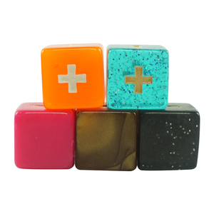 16Mm Thiết Kế Mới Đầy Màu Sắc <span class=keywords><strong>Dice</strong></span> Square Counter <span class=keywords><strong>Dice</strong></span> Phân Số <span class=keywords><strong>Dice</strong></span> Cho Câu Lạc Bộ Trò Chơi - Product Image 1