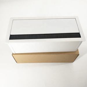 Boîte de gestion des câbles avec cache-trou de prise murale 3*86mm, amortissement du bruit, fermeture douce, <span class=keywords><strong>brosse</strong></span>, pour bureau, table d'ordinateur - Product Image 4