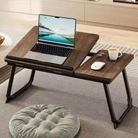 Bureau d'ordinateur pliable pour lit, bureau d'étude, chambre à coucher, table basse relevable pour enfants, table à manger, table d'écriture