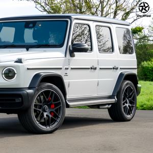 Jantes en alliage <span class=keywords><strong>d</strong></span>'aluminium forgé DW, finition noire, 17-24 pouces pour Mercedes-Benz <span class=keywords><strong>AMG</strong></span> <span class=keywords><strong>GLC</strong></span> 43 <span class=keywords><strong>4MATIC</strong></span> <span class=keywords><strong>AMG</strong></span> <span class=keywords><strong>GLC</strong></span> 63 S - Product Image 2