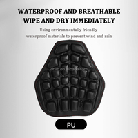 Coussin de siège de moto gonflable 3D imperméable pour la conduite à moto