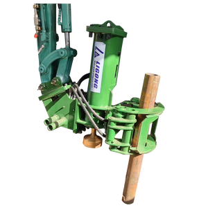 Mini piqueur de poteaux monté sur mini-excavatrice, compatibilité parfaite avec la plupart des marques de mini-excavatrices, marteau hydraulique pour l'installation de fenêtres - Product Image 6
