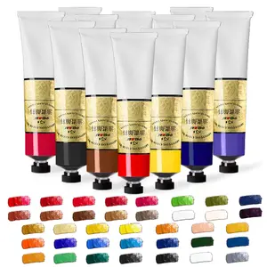 Kit de peinture à l'huile d'artiste professionnel, produit d'art, disponible en 37 couleurs, 50ml