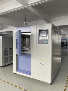 Chambre d'essai à haute basse température de prix usine-60 Celsius à + 150 Celsius Test de choc thermique matériel en acier - Product Image 3