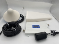 Répéteur Quadri-Bande Original 900/1800/2100/2600Mhz 2G/3G/4G Amplificateur de Signal de Téléphone Mobile Antenne