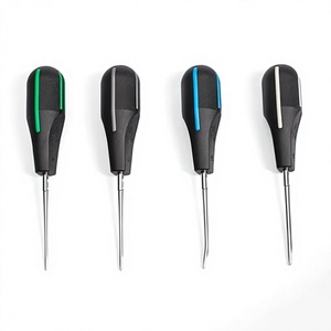 Optitech Healthcare TRD-923 Juego de Elevadores Quirúrgicos Dentales de Acero Inoxidable con Empuñadura Ergonómica, Instrumento Manual Clase I CE 12-Jaw - Product Image 1