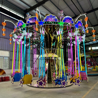 Manège de Fête Foraine : Chaise Volante pour Enfants, Manège d'Extérieur à 16 Places, Jeu de Chaises Volantes à Vendre