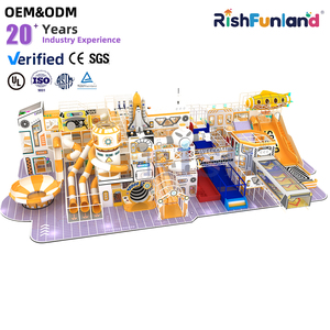 Centro Giochi Commerciale con Percorso Ninja, Attrezzature per Parco Giochi al Coperto per Bambini, Parco Divertimenti con Piscina di Palline - Product Image 2