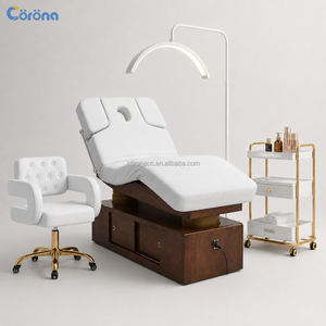 Table <span class=keywords><strong>de</strong></span> Traitement Faciale Électrique à 4 Moteurs avec Rangement pour Spa et <span class=keywords><strong>Salon</strong></span> – Vente en Gros - Product Image 1