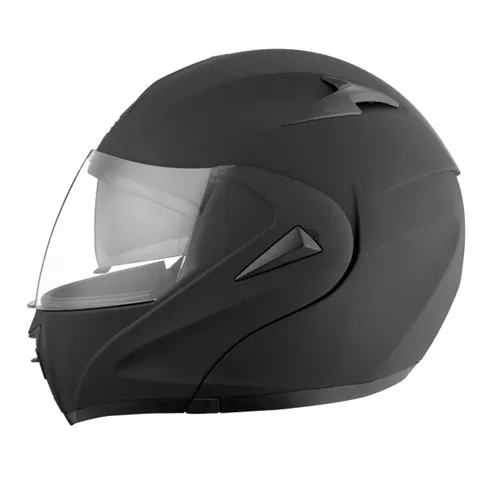 Hot selling matt black double visors flip up motorcycle helmet