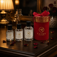 Nouvelle conception de flacon de parfum en verre de 30 ml, 50 ml, 100 ml avec boîte et sac en papier assortis pour l'emballage de parfums