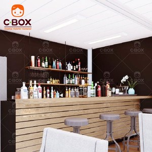 Cbox Contenedor Prefabricado Personalizado de 20 pies/40 pies con Panel Sándwich para Cafetería, Bar, Supermercado, Azotea, Balcón, Casa Contenedor - Product Image 5
