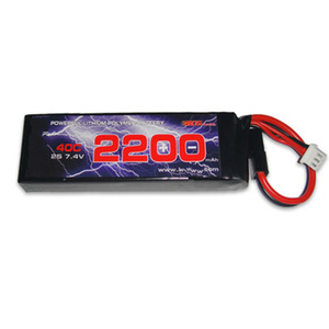 Haute qualité 40C 2S 2200mah Lipo 7.4v batterie lithium-ion polymère pour airsoft/pistolet/RC modèle/passe-temps - Product Image 1