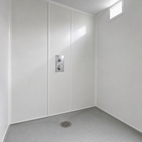 Maison préfabriquée portable avec aménagement intérieur complet, prête à l'emploi