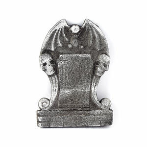 Nisan Batu Nisan Busa Halloween 2024 untuk Dekorasi Rumah Hantu, Bar, dan Perlindungan Lingkungan, dengan Desain Tengkorak, Suasana Menyeramkan - Product Image 3