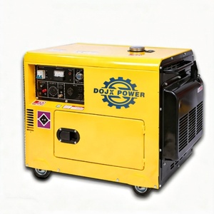 Generador Diésel Súper Silencioso Automático <span class=keywords><strong>de</strong></span> 5/10/20KW, 50/60Hz, Arranque Automático ATS, Monofásico 220V/Trifásico 380V, Portátil para Uso Doméstico - Product Image 4