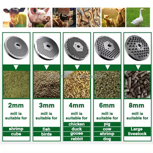 Pelletizer Hammer Mill Máquina de fabricación de pellets combinados Máquina de pellets de alimentos para animales de pellets de <span class=keywords><strong>madera</strong></span> - Product Image 2