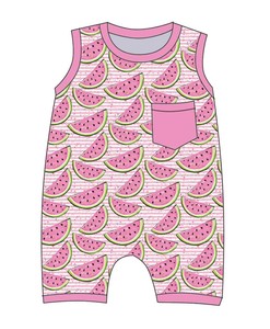 Combinaison bébé fille en bambou sans manches Qingli OEM, sans droits de douane, avec poche, idéale pour l'été - Product Image 1
