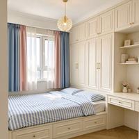Armoire de chambre d'enfant personnalisable avec bureau intégré, meuble multifonctionnel pour la famille et les enfants