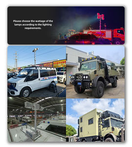 슈퍼 타워 라이트 램프 LED 조명, 강력한 이동식 휴대용 1.5m-10m 텔레스코픽 마스트, 차량용 12V 24V 미니 12m - Product Image 4