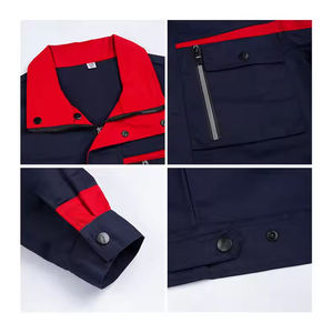 ชุดยูนิฟอร์มช่างซ่อมรถยนต์ ชุดทำงาน แจ็คเก็ตและกางเกง ชุดทำงานแบบสปริง ผลิตจากโรงงานโดยตรง รับสั่งทำตามแบบ - Product Image 2