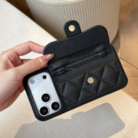 Dompet Mewah Elegan Grosir untuk Casing Ponsel iPhone Baru Semua Seri 18 17 16 Pro Max Penutup Kulit 15 14