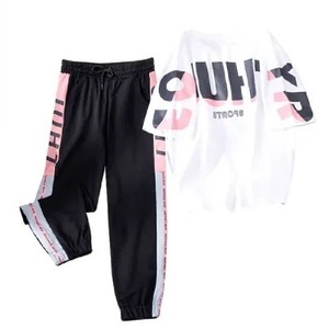 Women's Casual Sportswear Set Two Piece White Black Short Sleeve Knitted Polyester Geometric Pattern Summer Fashion - Product Image 5