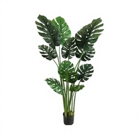 Vente en gros d'usine : Plantes artificielles Monstera pour décoration de mariage, arbres artificiels durables, arrangements floraux, décoration de fête