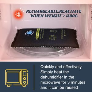 Déshydratant en gel de silice rechargeable, sac absorbant l'<span class=keywords><strong>humidité</strong></span>, déshumidificateur déshydratant de décoloration pour les voitures de sécurité des armes à feu des placards à la maison - Product Image 6