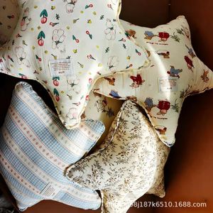 Nouveauté - Coussin décoratif en pur coton de classe A, coussin confortable en forme d'étoile, coussin de forme unique, accessoire photo - Prix incroyablement bas - Product Image 3