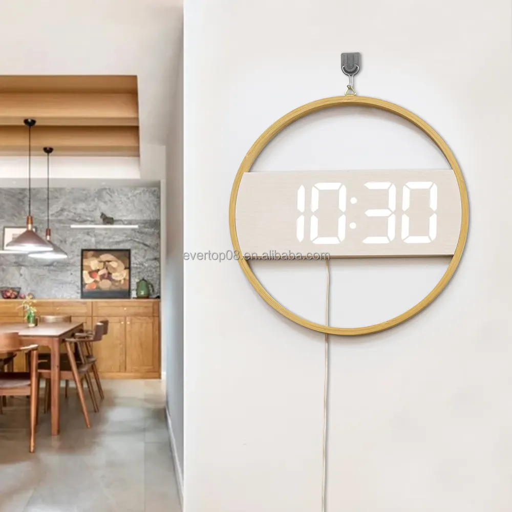 Simple Artisanat Le Salon Cintre Décoratif Horloge Murale