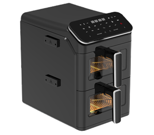 Forno Elettrico con Controllo Digitale e Friggitrice ad Aria Doppia, Grande Capacità con 2 Cestelli, Friggitrice Senza Olio con Touch Screen, Doppio Elemento Riscaldante e Cestello per Friggere - Product Image 6